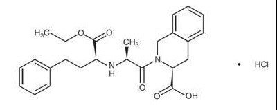 image description - quinapril and hydrochlorothiazide structure 1